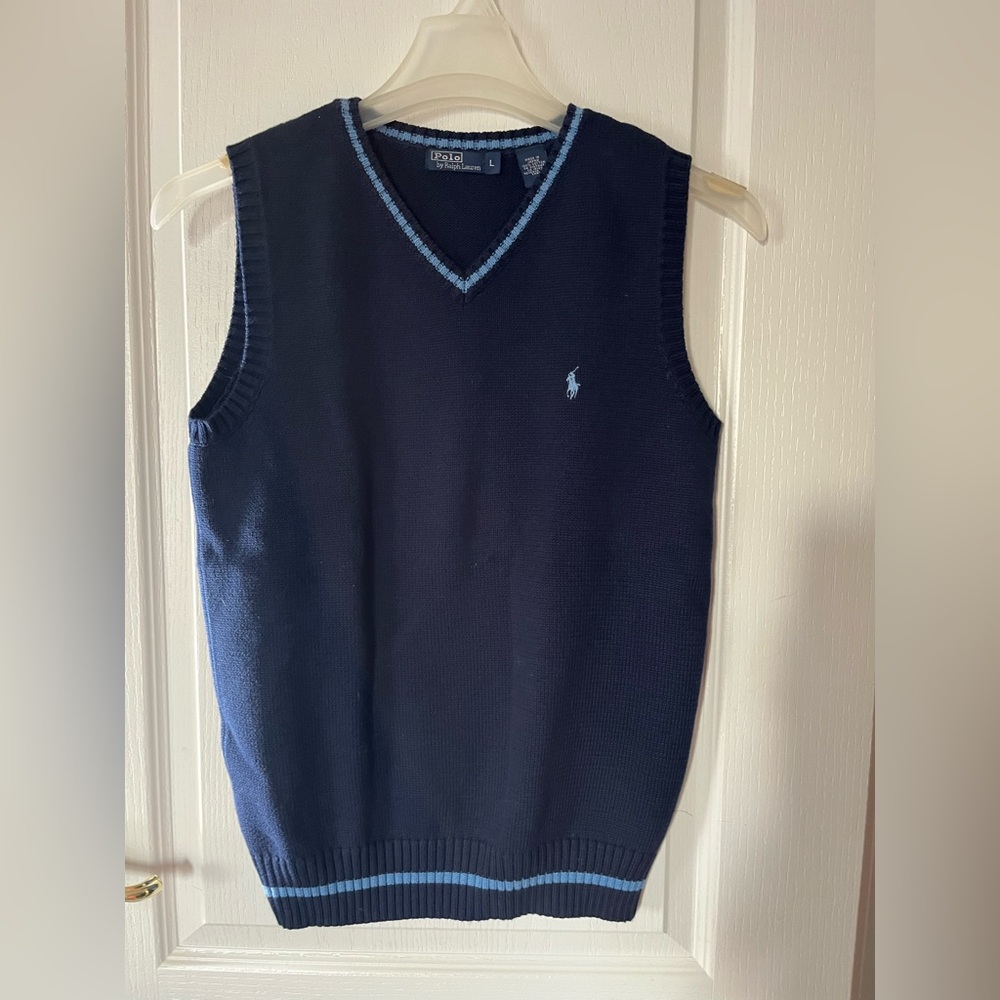 Polo by Ralph Lauren Boy’s Navy Sweater Vest